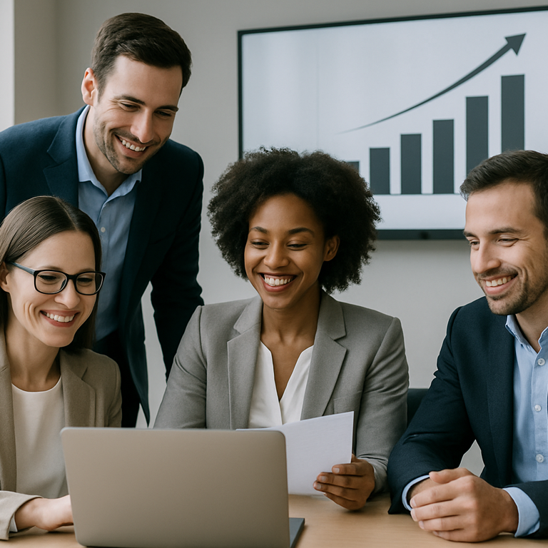 Business-Team bei Cloud- und Integrationsplanung