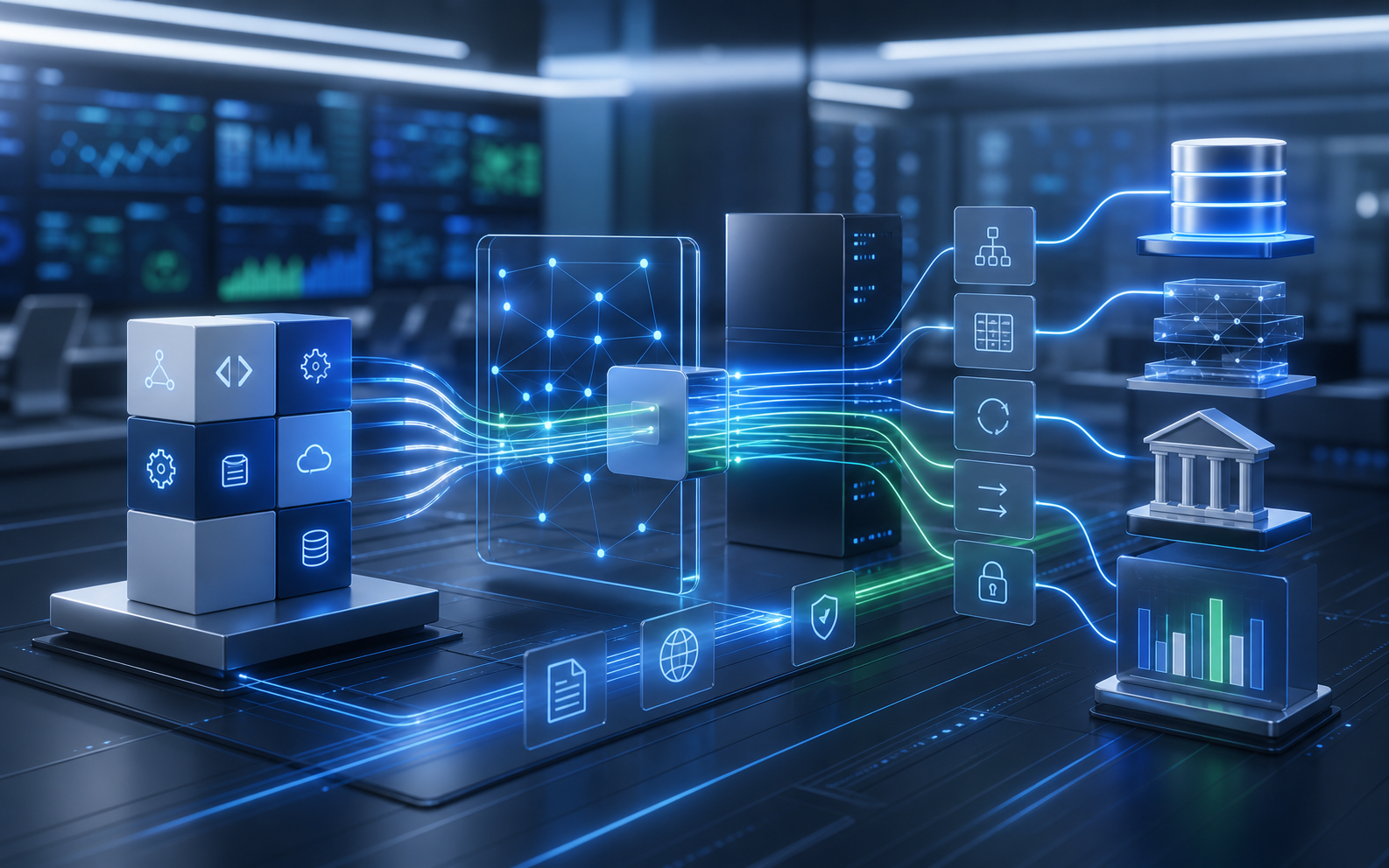 Visualisierung von SAP Datenintegration, Banking und Schnittstellen
