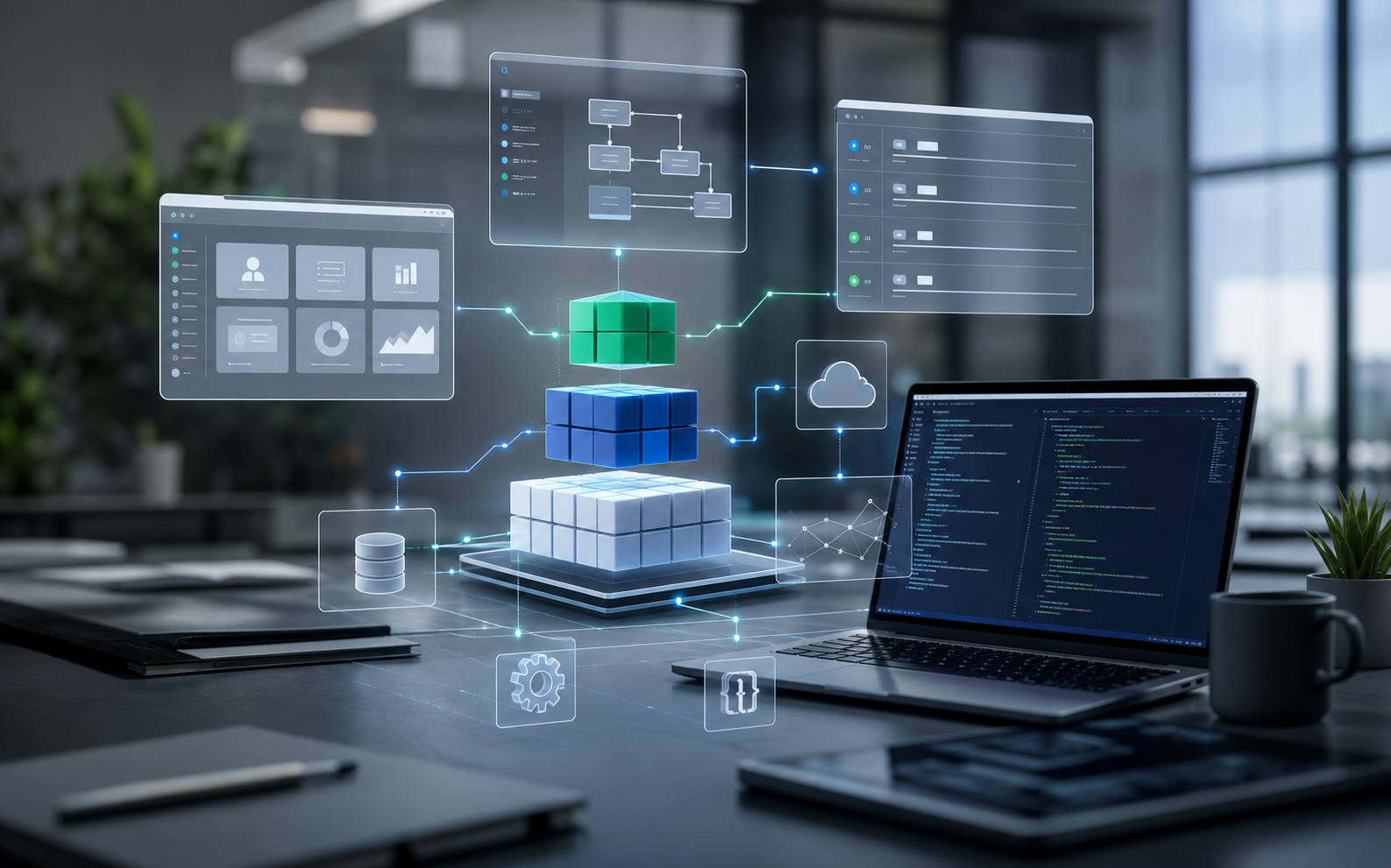 Visualisierung moderner SAP Entwicklung mit Fiori, ABAP und APIs